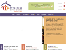Tablet Screenshot of invernessbaptistchurch.org.uk